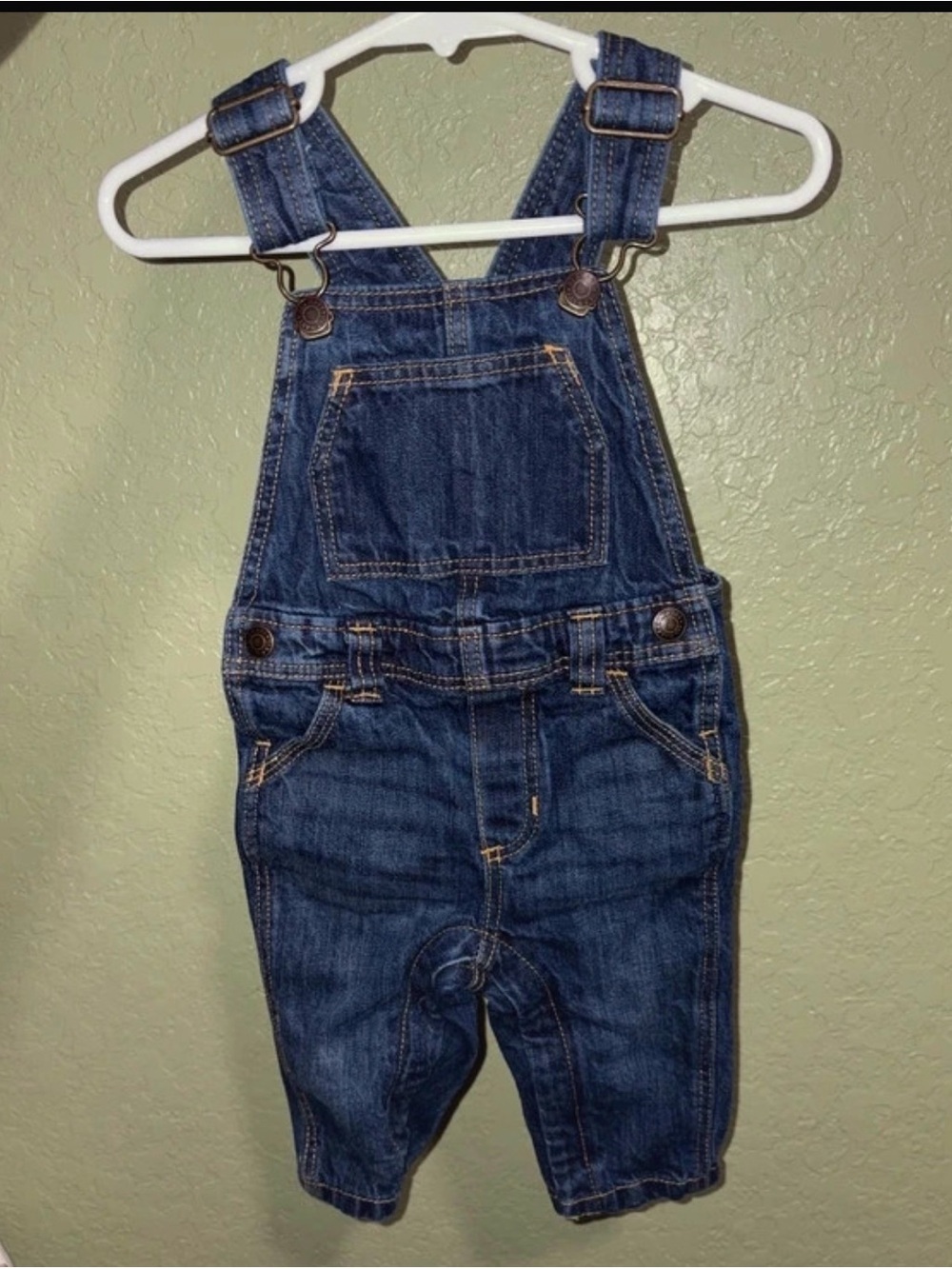 Old Navy Dark Blue Denim Kids Overalls